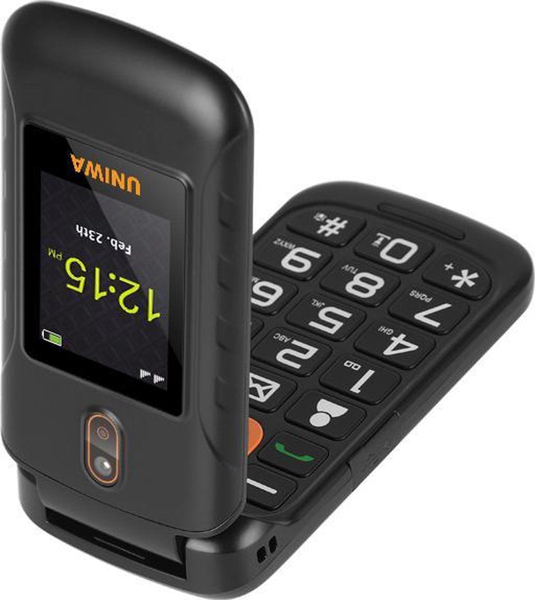 UNIWA V202T 4G Senioren Telefoon met SOS-knop & Oplaadstation