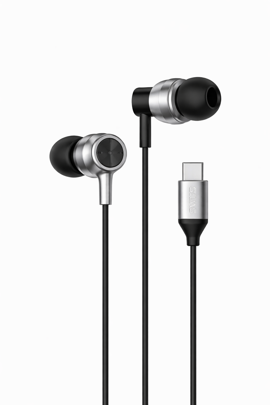 ISWISS Digital Type-C Oordopjes – In-Ear Koptelefoon met Microfoon en Volumeregeling (MGC-HP038)