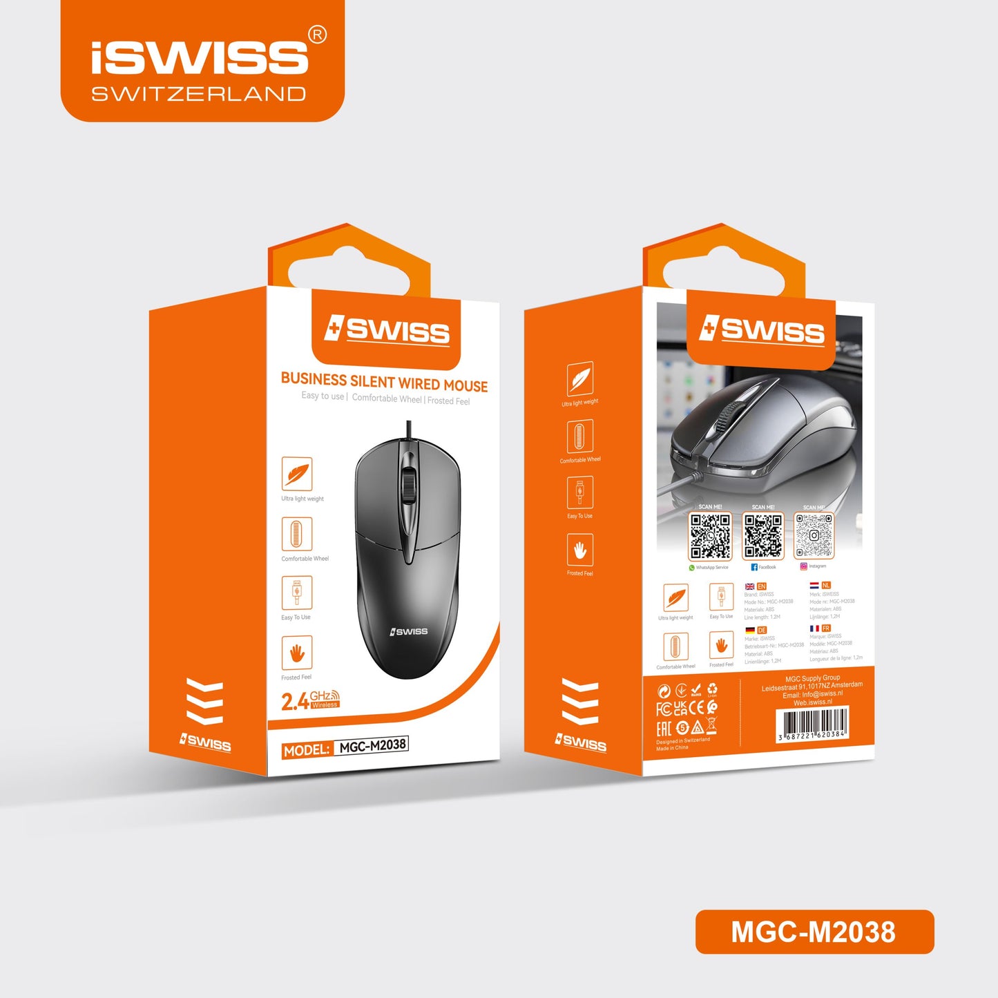 Bussines Silent Wired Mouse