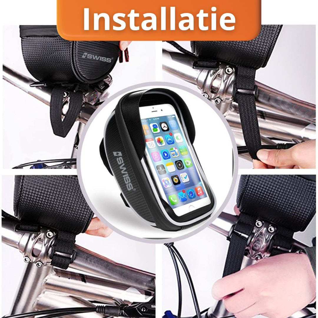 iSWISS Fiets Telefoonhouder – Waterbestendig & Schokabsorberend