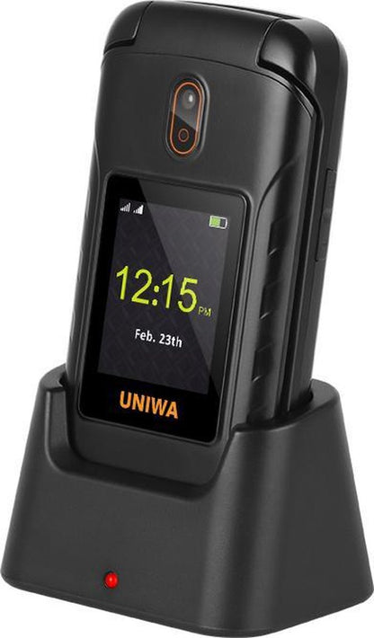 UNIWA V202T 4G Senioren Telefoon met SOS-knop & Oplaadstation