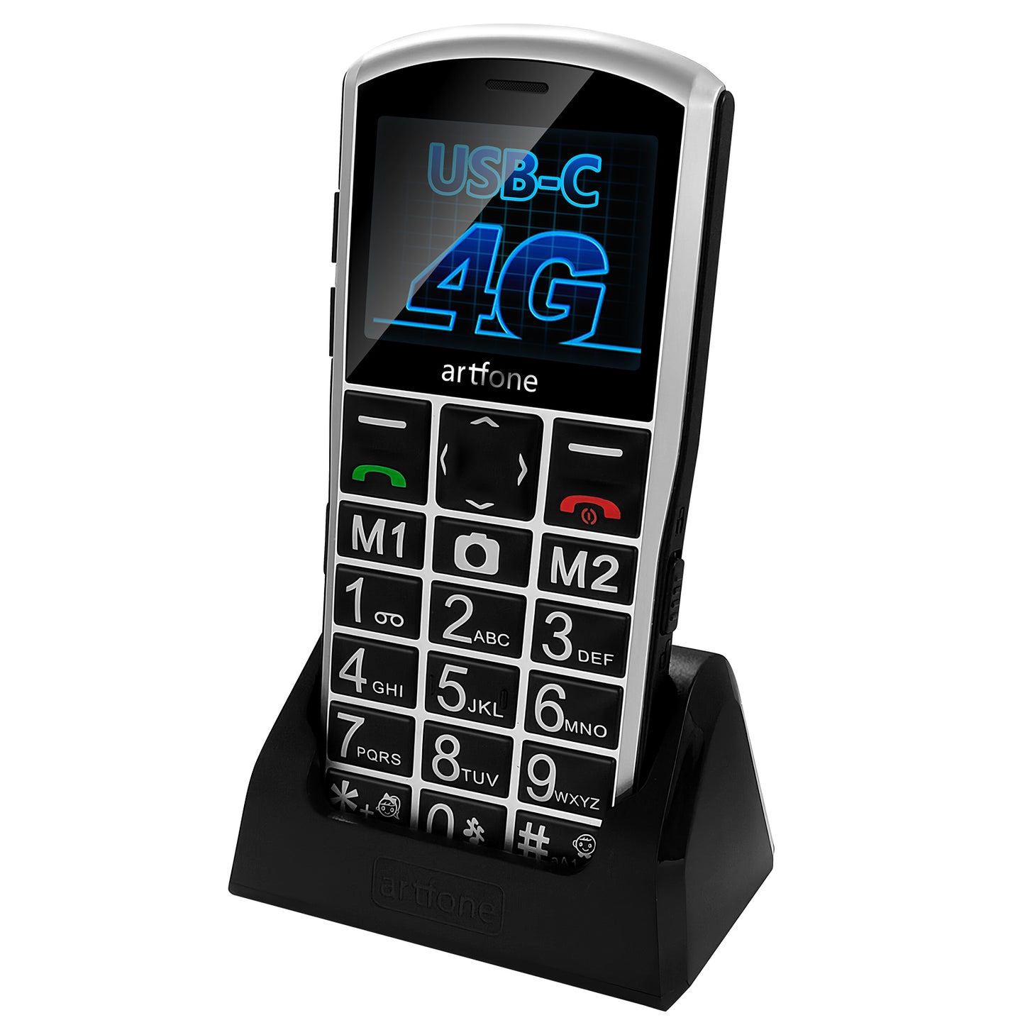 Artfone A400 4G Senioren Telefoon – Grote Toetsen & Eenvoudige Bediening