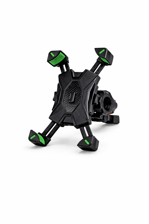 Schweizer X-Grip Handyhalterung für Motorrad &amp; Fahrrad – Extra starke Halterung (4,5–7 Zoll)