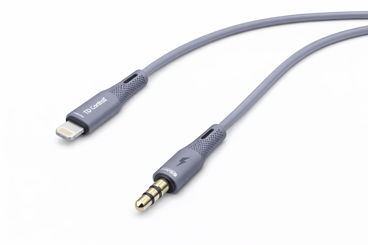 iSWISS Lightning naar AUX Kabel – Hi-Fi Audio – 1 Meter – Duurzaam & Storingsvrij