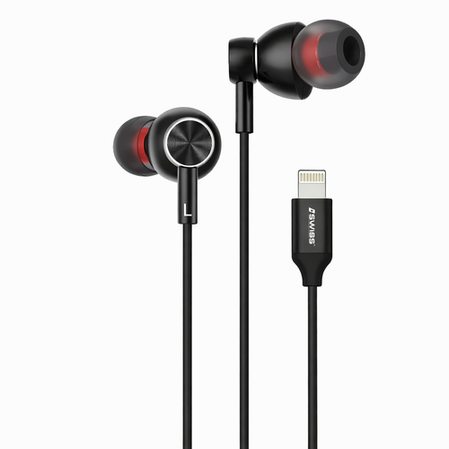 ISWISS Digital iOS Oordopjes met Lightning Aansluiting – In-Ear Headset met Microfoon & Volumeregeling (MGC-11L)