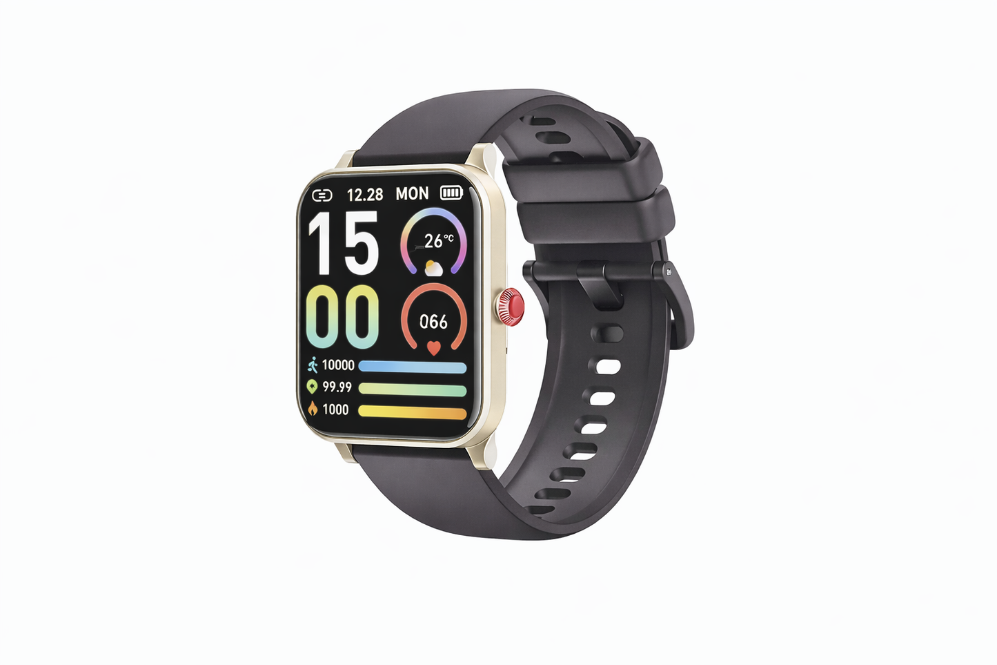 iSWISS Smartwatch – Hartslagmeter, IP67 Waterdicht & Activiteitentracker