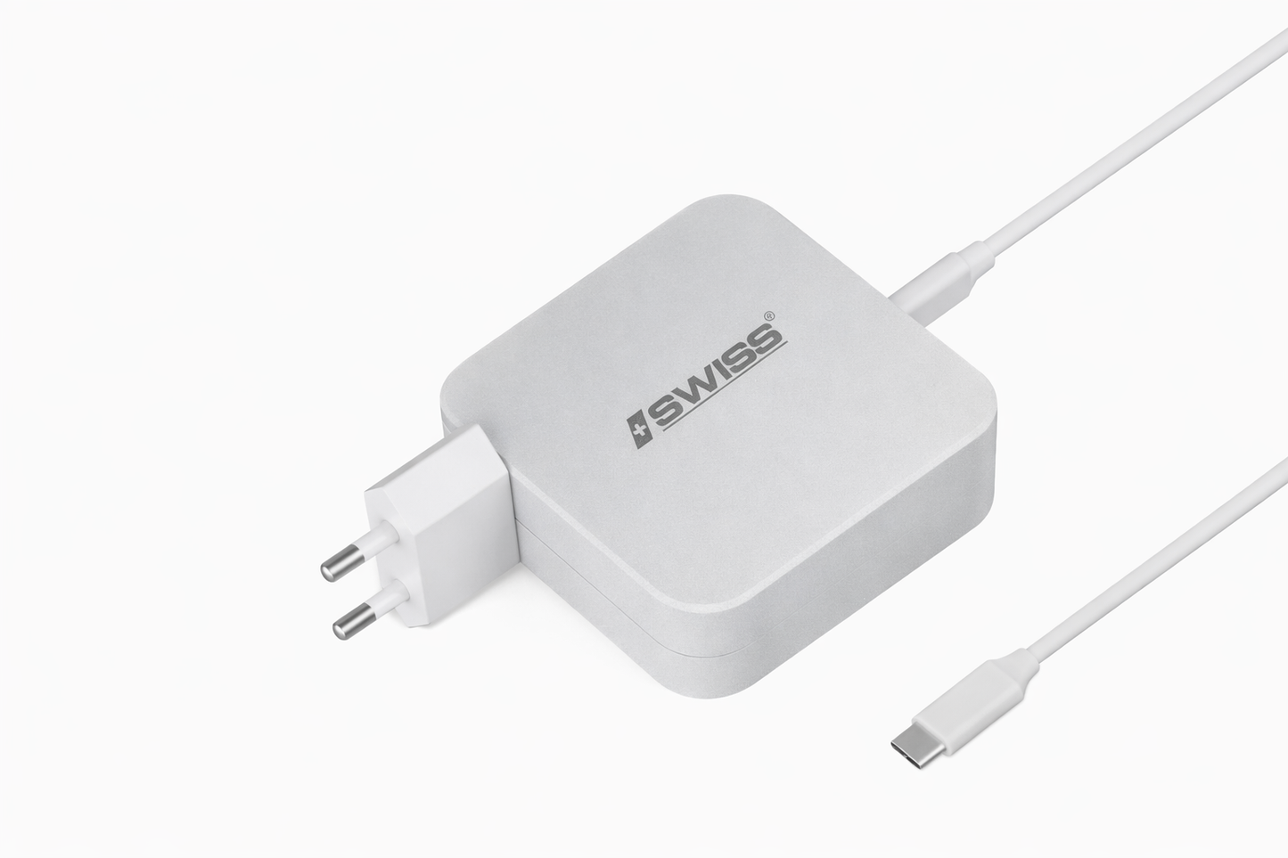 iSWISS 45W USB-C Power Adapter – PD Fast Charger with USB-C Cable