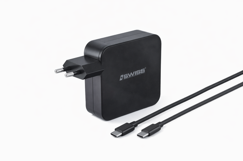 iSWISS 65W USB-C Power Adapter – PD Fast Charger with USB-C Cable
