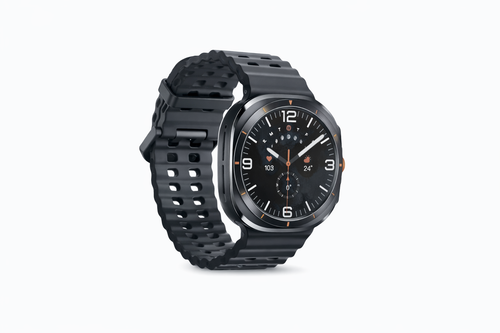 iSWISS Smartwatch – Rundes Design mit Herzfrequenzmesser, kabelloser Anruffunktion und kabellosem Laden