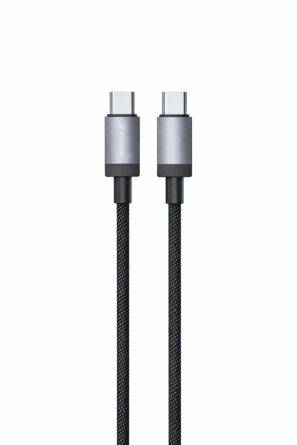 iSWISS USB-C auf USB-C Schnellladekabel 60W – Nylongeflecht (1 m)