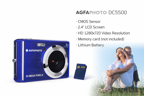 AGFAPHOTO Compact Cam DC5500 – Digitale Camera 24 MP met HD Video