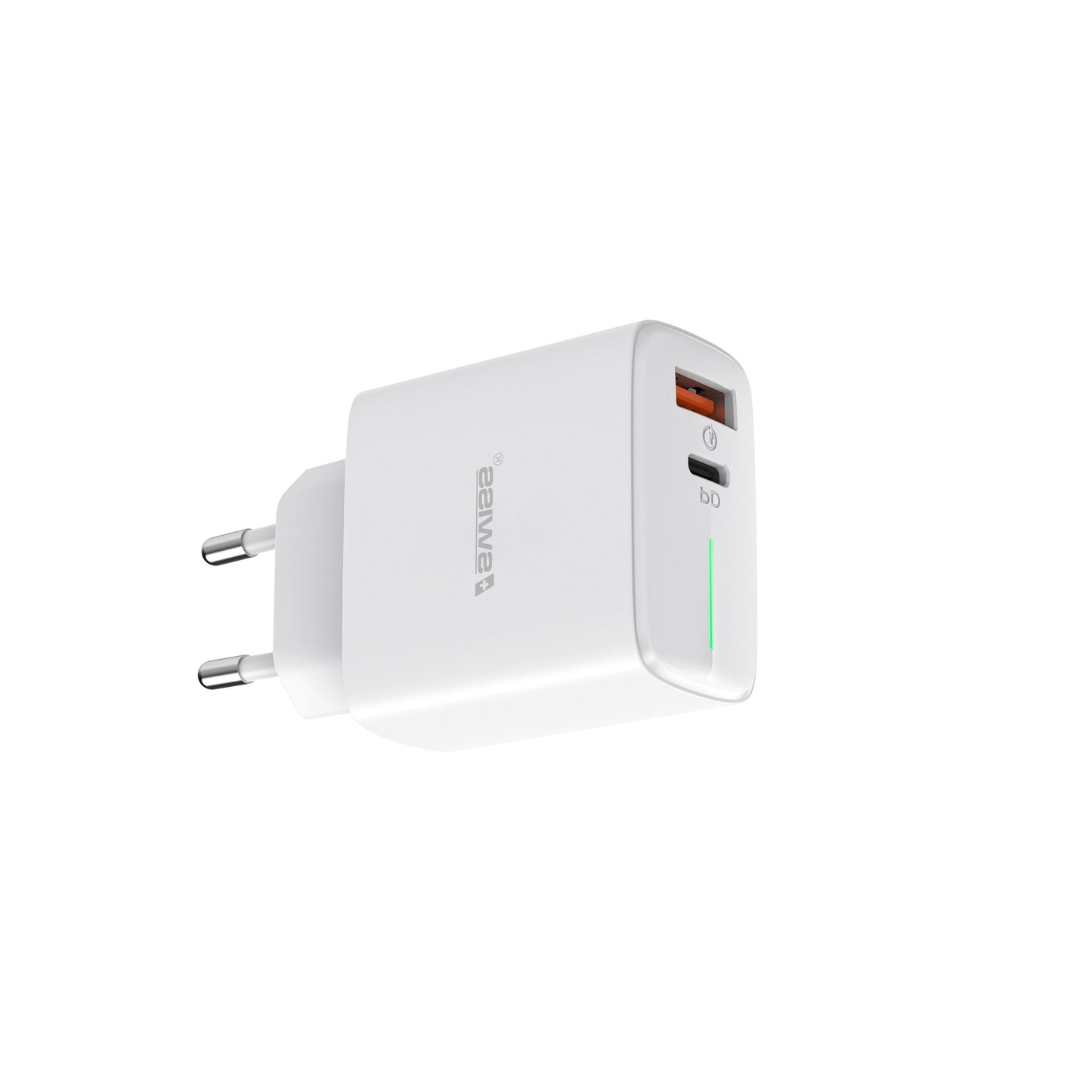 USB + USB-C Double Charger