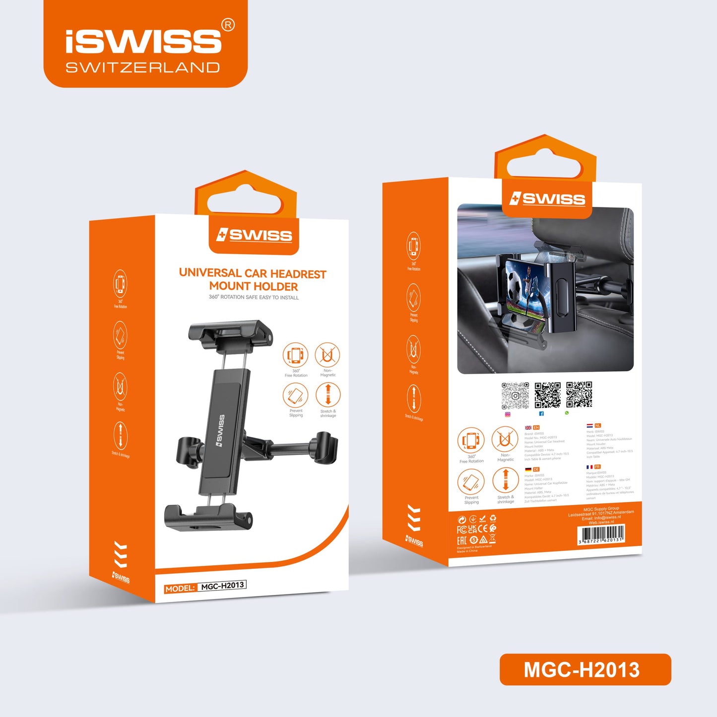 Universal Car Headrest Mount Holder