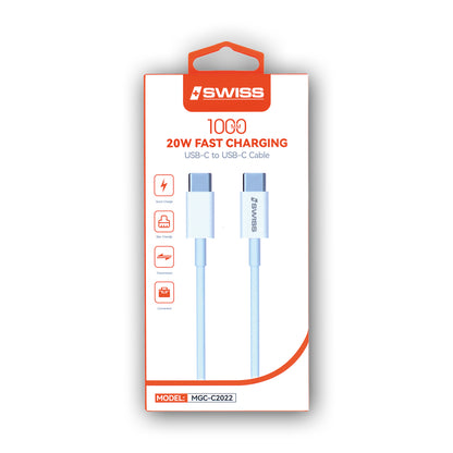 Fast Charger USB-C To USB-C (1m | 20 Watt)